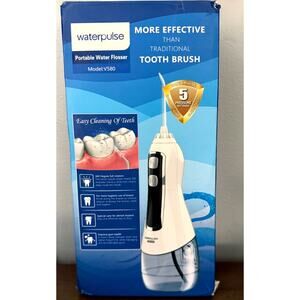Waterpulse V580 Portable Water Flosser | 5 Pressure Modes | Cordless New Sealed